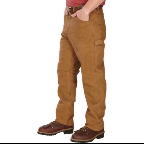 Northern tool Gravel Gear relax fit heavy duty carpenter pants in duck khaki - Picture 9 of 10